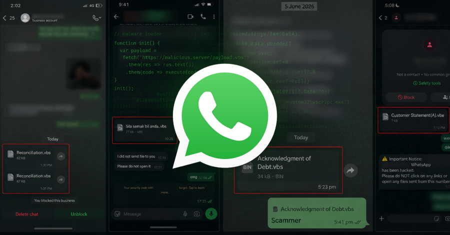 WhatsApp as a Weapon: VBScript Campaign Deploys Legitimate RMM Tools for Covert Access